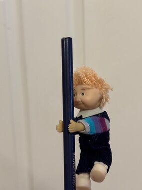 Vintage 1980 Cabbage Patch Kids Mini 4" Clip-On Hugger